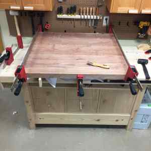 Glue up