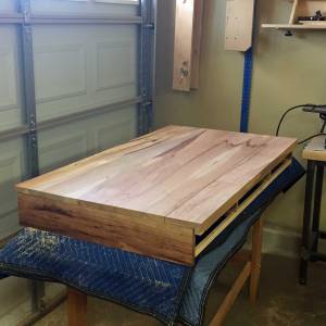 Desk body with cubby tops on.